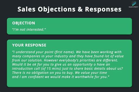 sales rebuttal scripts